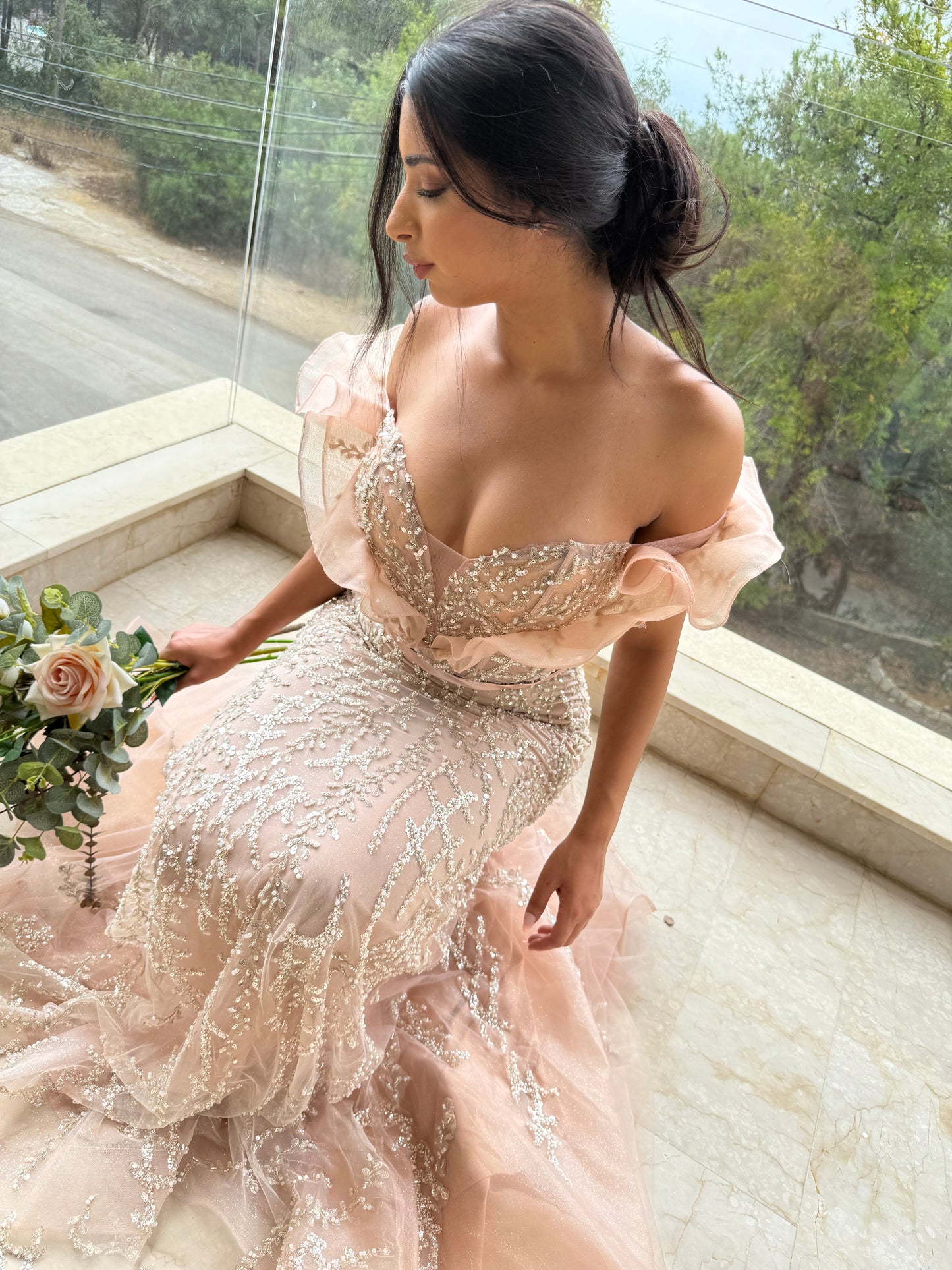 Golden Mirage- Sweetheart neckline