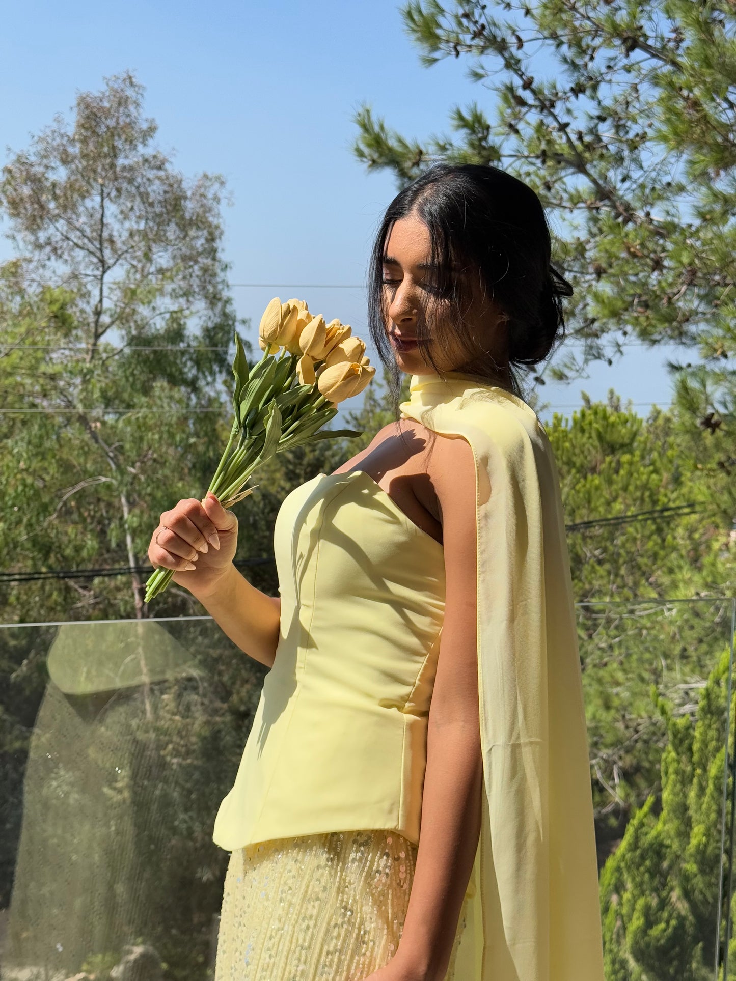 Sunshine Dress - Strapless, A line