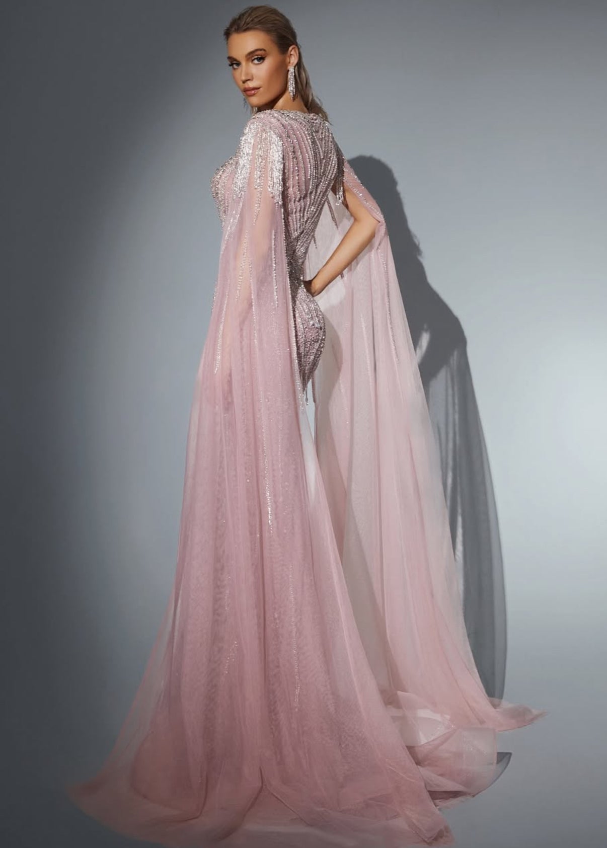 Blush Enchantment- Strapless, A line skirt