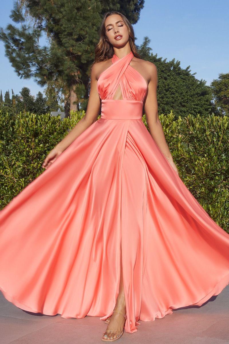 Multi-Style Satin Dress