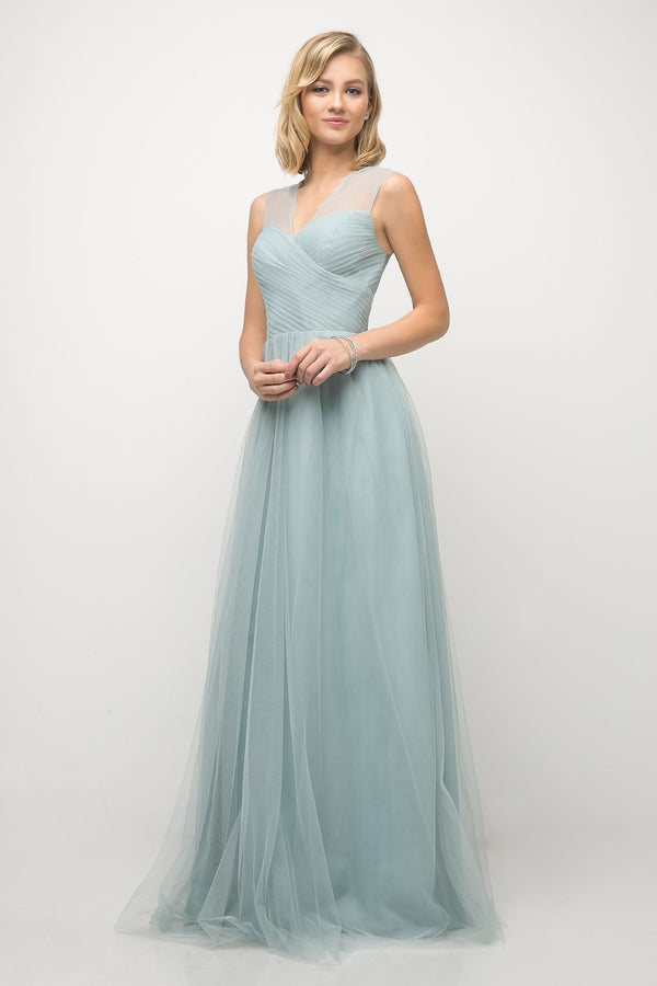 Serenity- V-Neck Gown