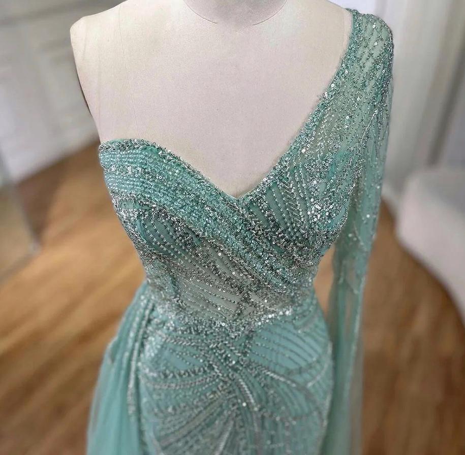 Stardust- One sheer long sleeve